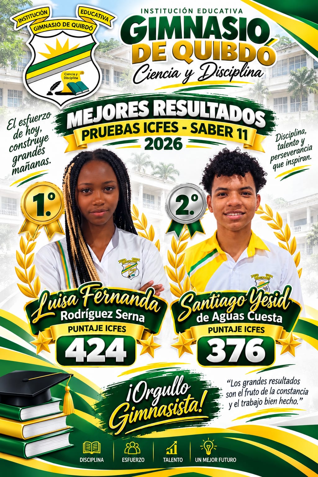 Resultados que nos llenan de orgullo: Saber 11 – 2026